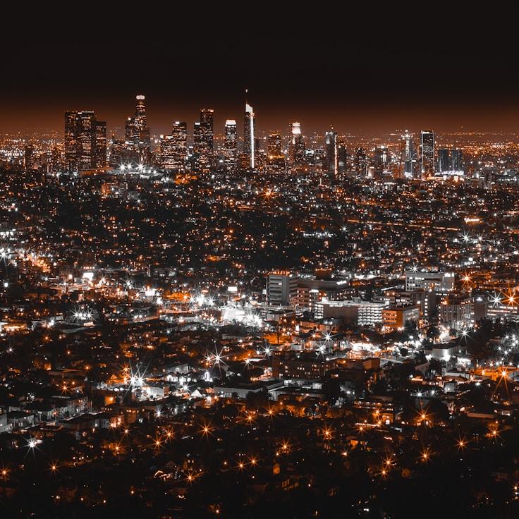 City skyline in Amsterdam, Netherlands